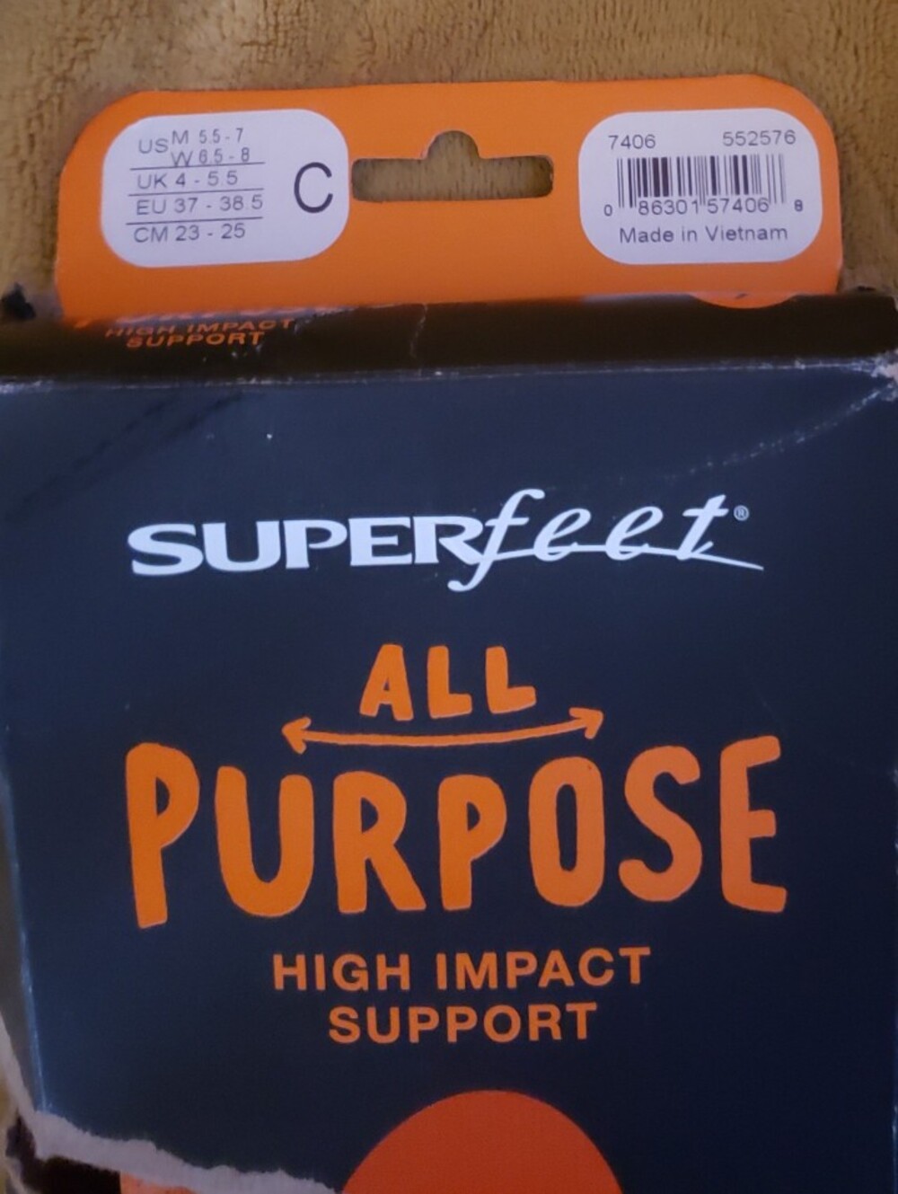 Superfeet Performance Insole - Orange - Picture 2 of 6